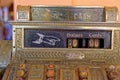 Old antique cash register till Royalty Free Stock Photo