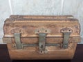 Old antique coffer Royalty Free Stock Photo