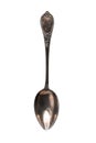 Old antique cutlery spoon, clipping path included Royalty Free Stock Photo