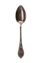 Old antique cutlery spoon, clipping path included Royalty Free Stock Photo
