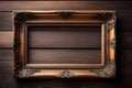 old antique frame. Generative AI Royalty Free Stock Photo