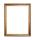 Old antique gold frame Royalty Free Stock Photo