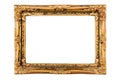 Old antique gold frame Royalty Free Stock Photo