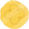 Old golden coin