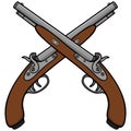 Old Antique Guns Royalty Free Stock Photo