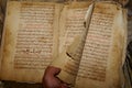 Old Antique handwritten books in Arabic language