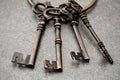 Old antique key Royalty Free Stock Photo