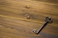 Old antique key Royalty Free Stock Photo