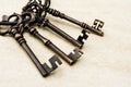 Old antique key Royalty Free Stock Photo