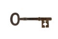 Old antique key Royalty Free Stock Photo