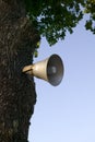 Old antique loudspeaker Royalty Free Stock Photo