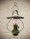 Old antique oil lamp