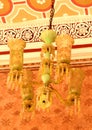 Old antique ornamental lamp set in the palace of bangalore.