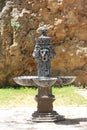 Old antique outdoor water faucet Royalty Free Stock Photo