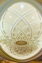 Old antique plaster ceiling Royalty Free Stock Photo