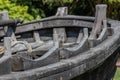 Old antique shallop boat that sailed the coast of the Chesapeake Bay