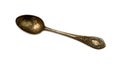 Old antique spoon Royalty Free Stock Photo