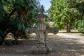 Old antique statue in the park at Villa Doria-Pamphili in Rome, Italy Royalty Free Stock Photo