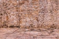 Old antique stone wall and pavement texture Royalty Free Stock Photo