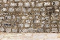 Old antique stone wall and pavement texture Royalty Free Stock Photo
