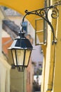 Old antique street lamp