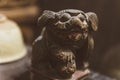 Little dog figurine in antique shop in China