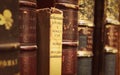 Old Antique Time Worn Books Royalty Free Stock Photo