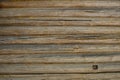 Old antique unpainted wooden logs wall texture