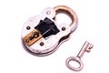 Old Antique Vintage Padlock Royalty Free Stock Photo