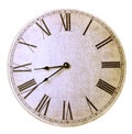 Old antique wall clock Royalty Free Stock Photo