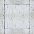 Old antique white painted oak door panel Royalty Free Stock Photo