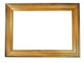 Old antique wooden picture frame