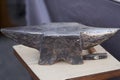 An old anvil and hammer