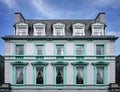 Old apartment building with mansard roof Royalty Free Stock Photo