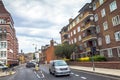 Old apartment houses in the area Hammersmith, London