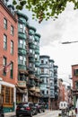 Old Apartments with beautiful facade in Boston