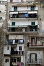 Old Apartments and Washing Lines, Naples, Italy