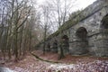 Old aqueduct ruins in Bergpark Kassel, Germany