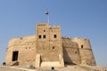 Old arabian castle in Fujairah Royalty Free Stock Photo