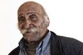 old arabian lebanese man with big mustache Royalty Free Stock Photo