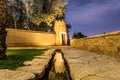 Old Arabic House with Door and Garden - Traditional Arab Mud Architecture - Part of an Old Fort Ã¢â¬â Home Made of Sand Ã¢â¬â Saudi Royalty Free Stock Photo