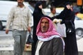 Old arabic man with traditional Keffieh