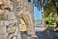 Old arches in Jaffa, Israel Royalty Free Stock Photo