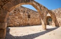 The old arches of Kolossi Castle. Kolossi. Limassol District. Cyprus Royalty Free Stock Photo