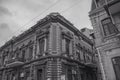 The old architectural building of a library in Baku