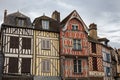 Old architecture of Auxerre Royalty Free Stock Photo