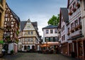 Old architecture houses in the center of Mainz, Germany Royalty Free Stock Photo
