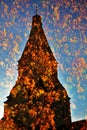 Old architecture of Kolomenskoye park. Ascension cathedral