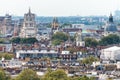 Old architecture of London, aerial view Royalty Free Stock Photo