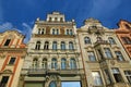 Old architecture, Pilsen, Czech Republic Royalty Free Stock Photo